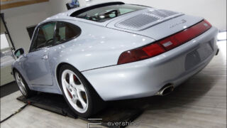 Keramikversiegelung Oldtimer Porsche 993 4S evershine NRW Heckansicht